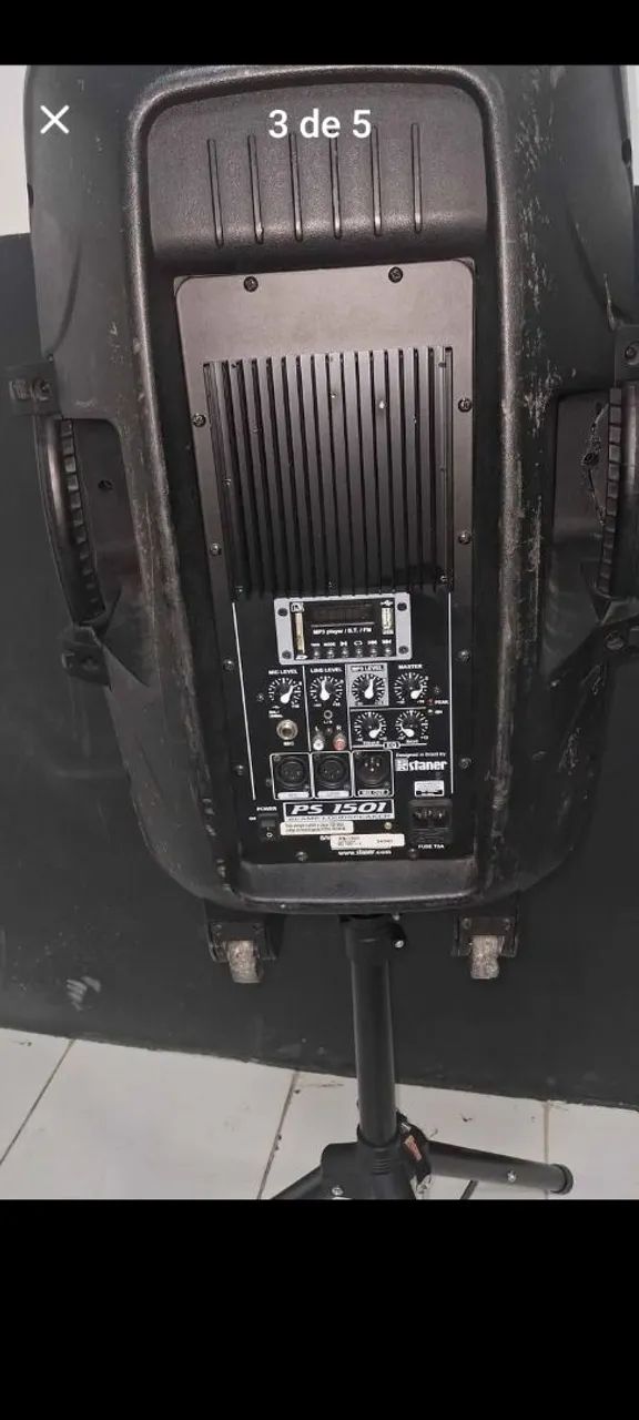 Vendo caixa staner PS1501 Com tripé  - Foto 4