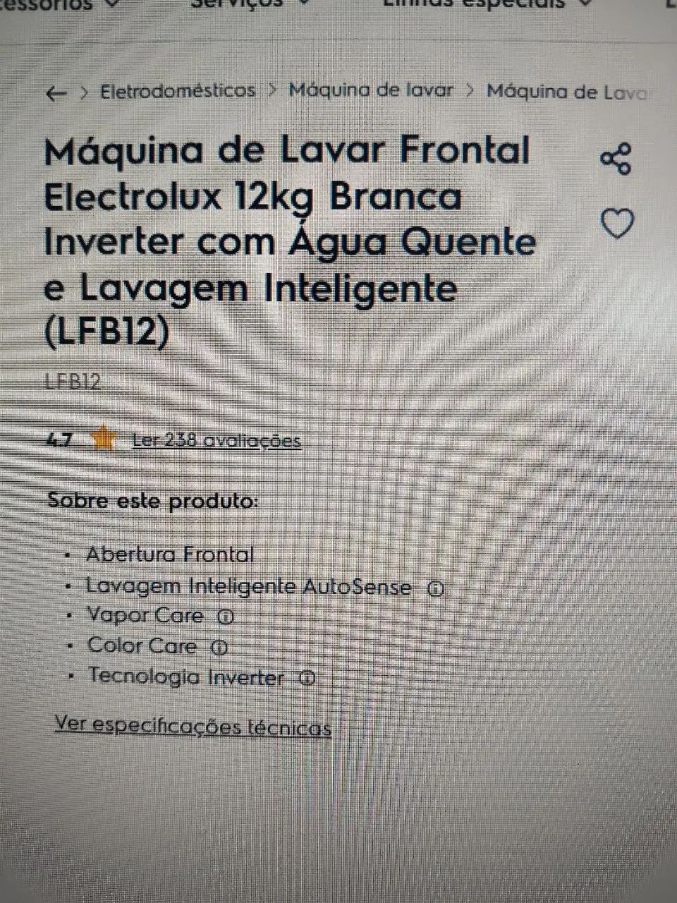 Lavadoura de roupas Eletrolux  - Foto 5