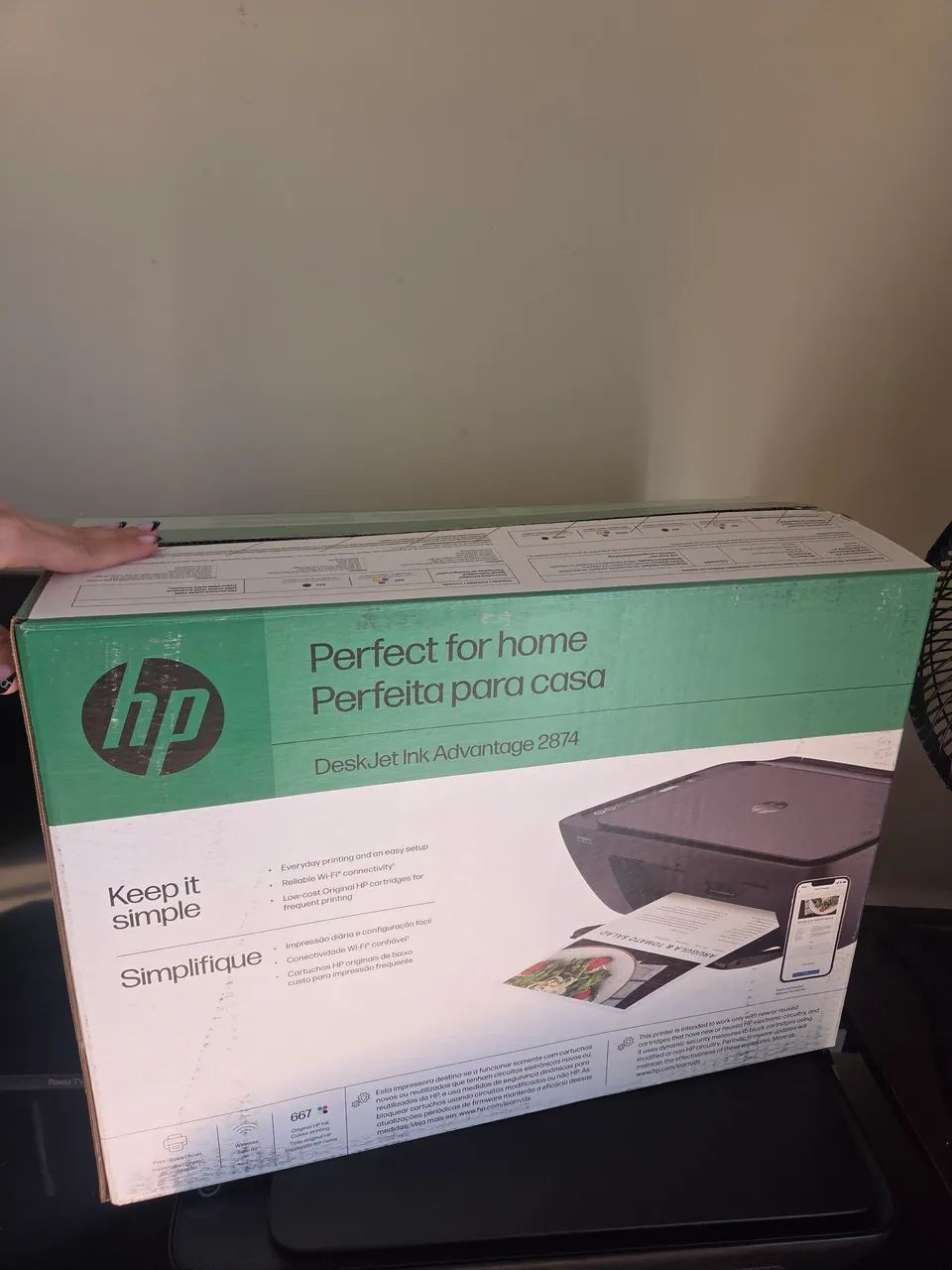 Impressora Multifuncional HP 2874 Usada - Foto 3