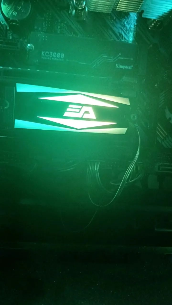 SSD NVMe 1TB Kingston + Dissipador rgb - Foto 6