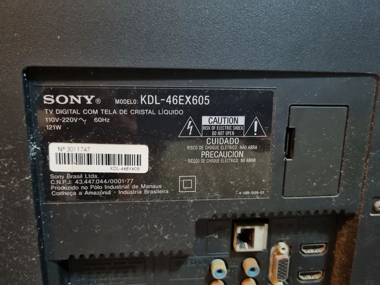 Televisão Sony Bravia KDL-46EX605 - Foto 3