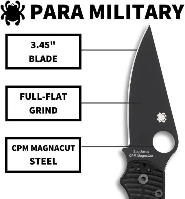 Canivete Spyderco Paramilitary 2 Salt - Magnacut - Original - Foto 3