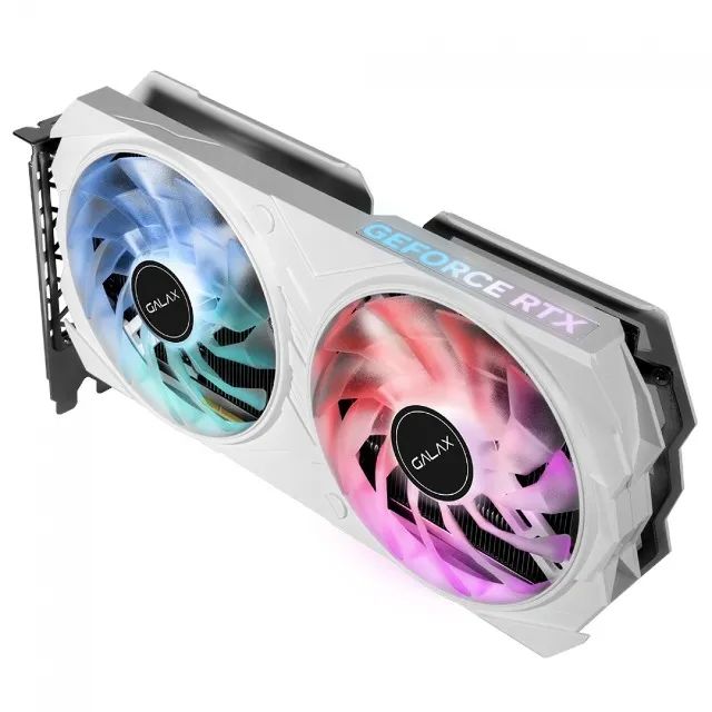 Placa De Vídeo Galax NVIDIA GeForce RTX 4060 Ti EX White V2, 8GB, GDDR6, DLSS 3, RT - Foto 2