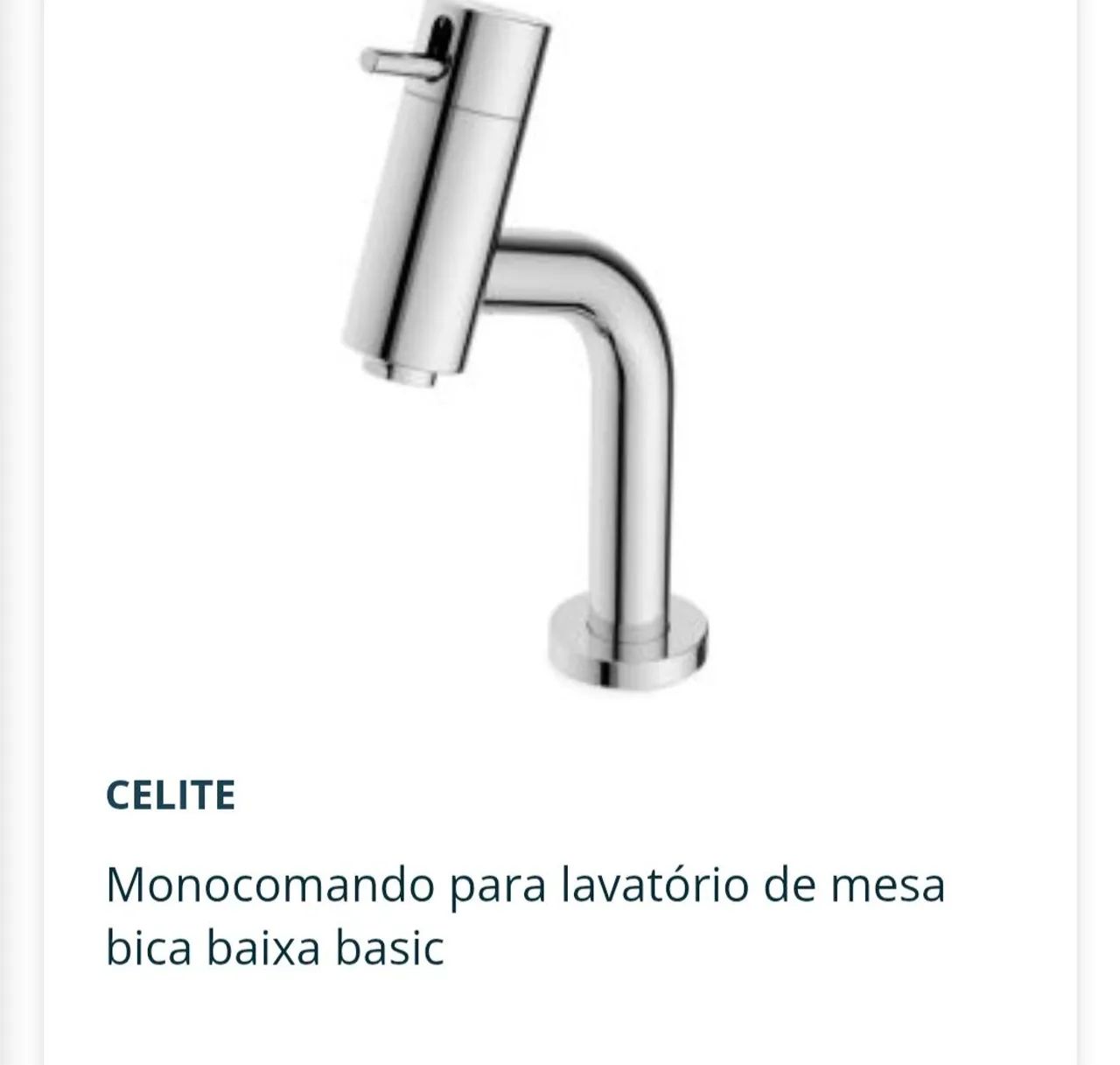 Monocomando lavatório celite - Foto 2