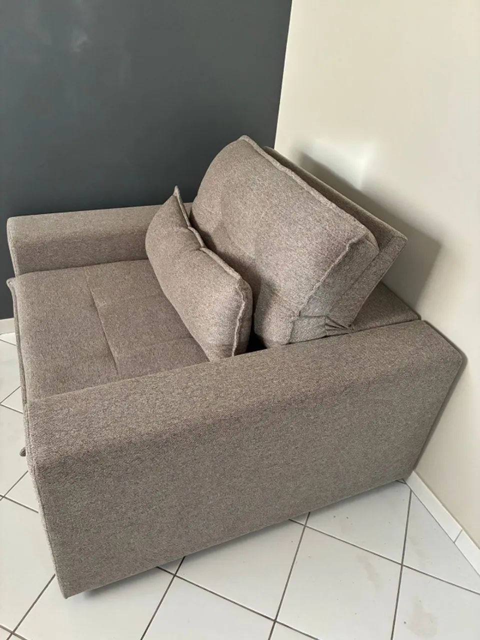 Poltrona Sofá-Cama Reclinável Confortável - Ótimo Estado418478295216312323
