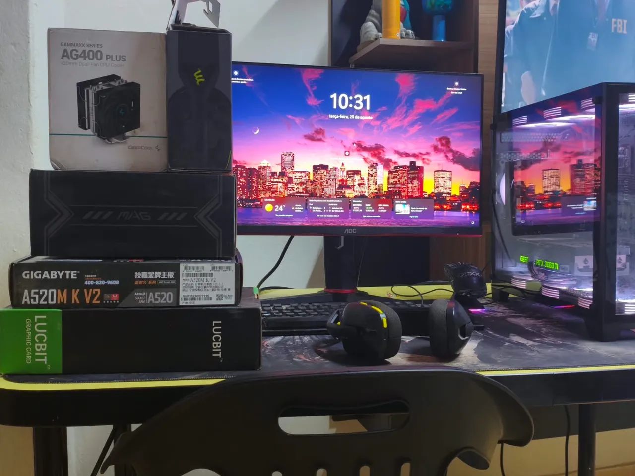 VENDO PC GAMER RYZEN SETUP COMPLETO