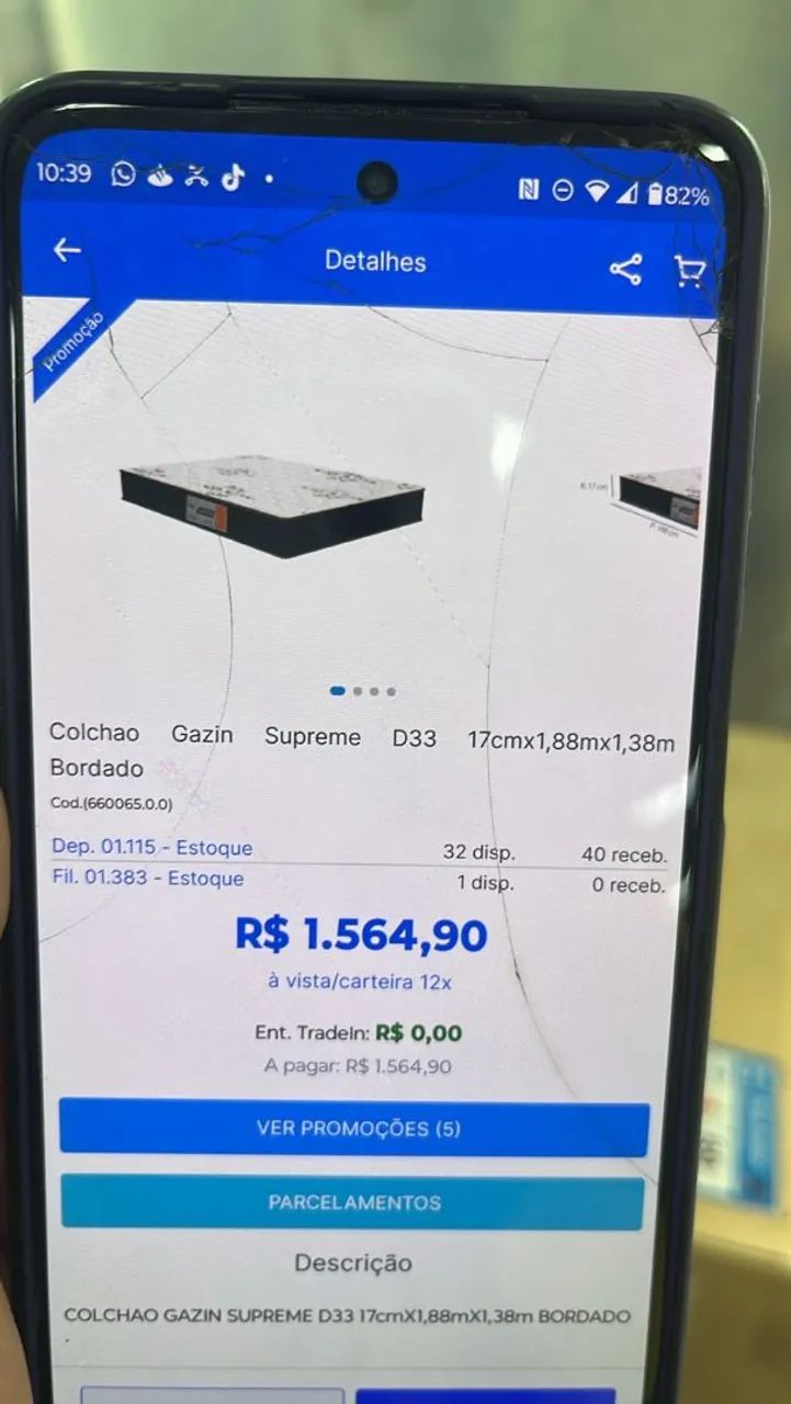 Vendo colchão de casal
