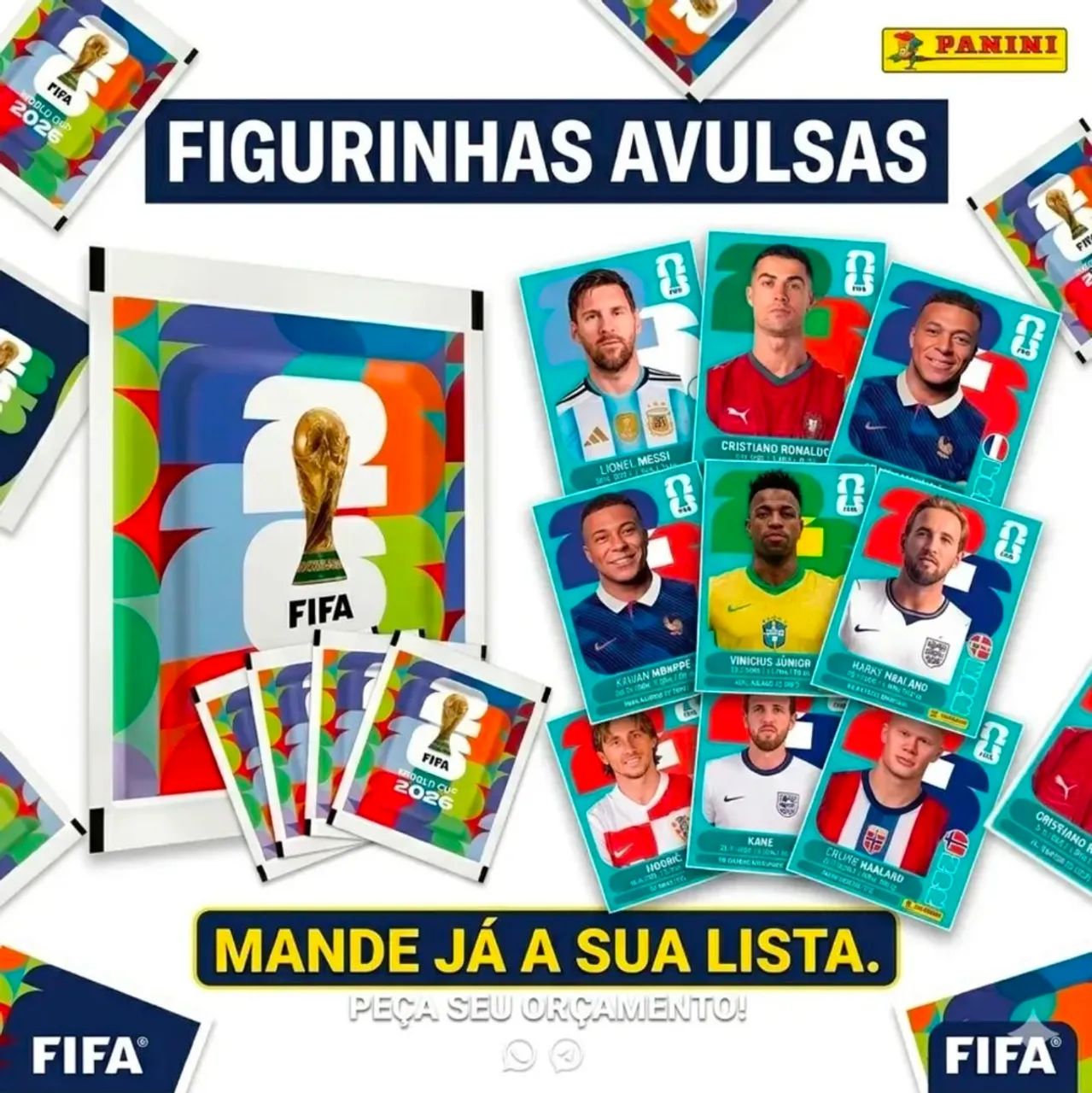 Figurinhas Avulsas Copa do Mundo 2026