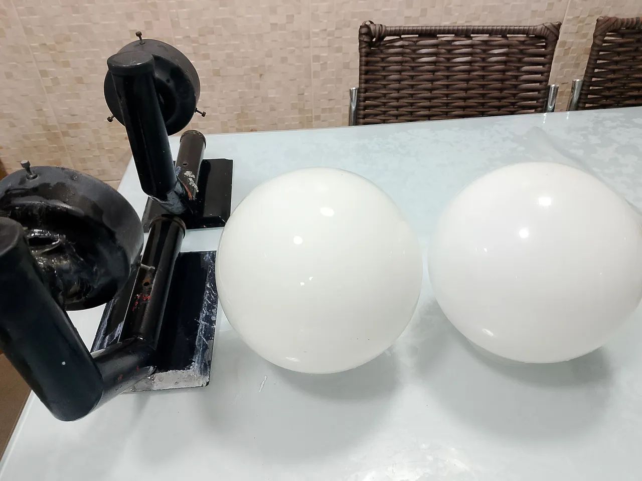 Arandela Globo branco  - Foto 2