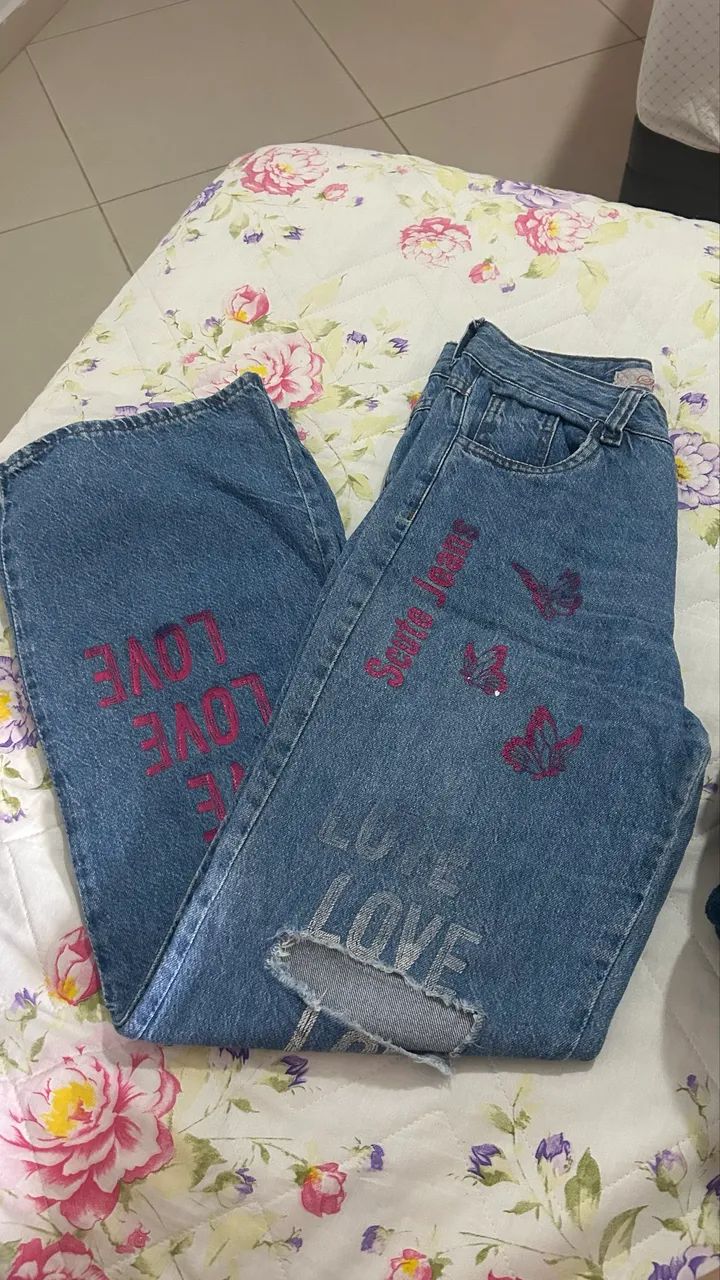 Calça jeans feminina  - Foto 2