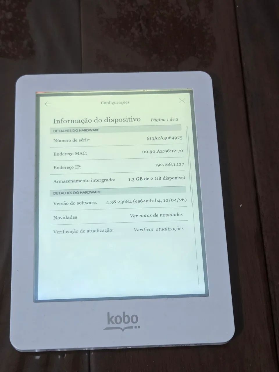 Kobo Touch 2GB - Leitor Digital de Livros - Foto 2