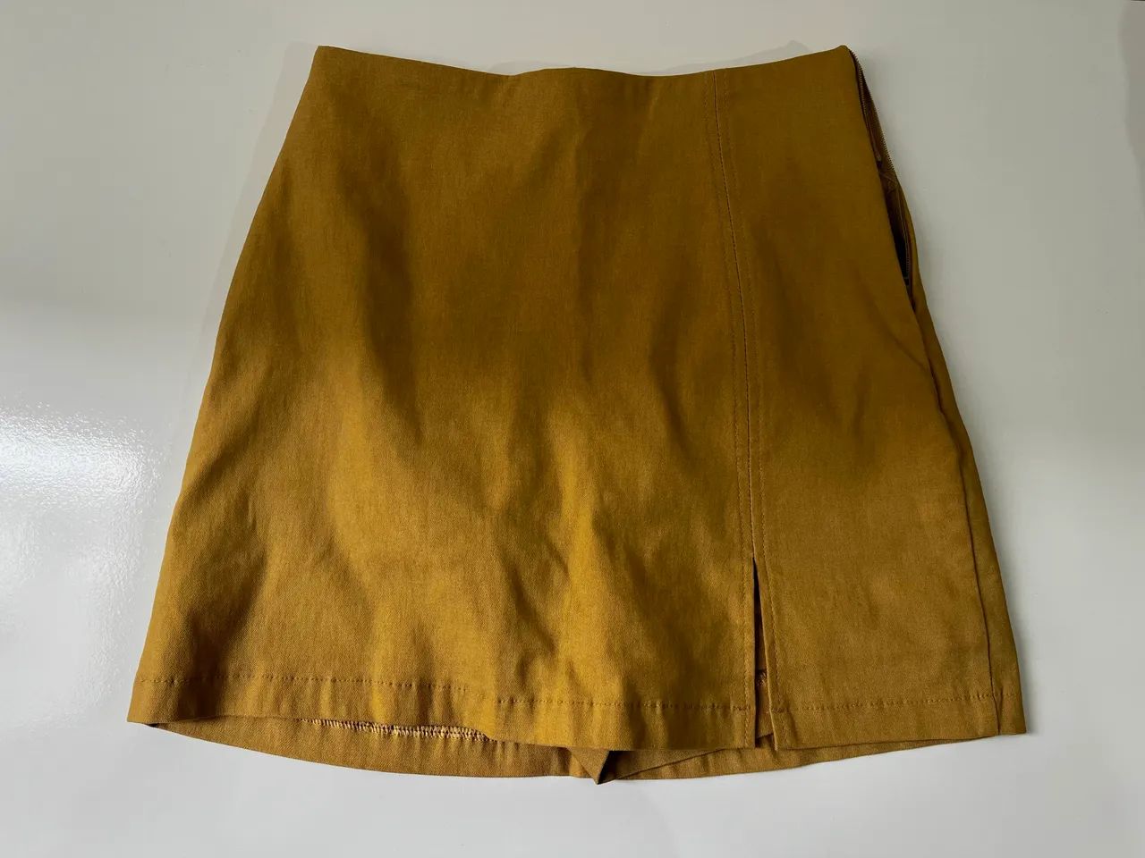 saia-short bege tamanho 14 - Foto 3