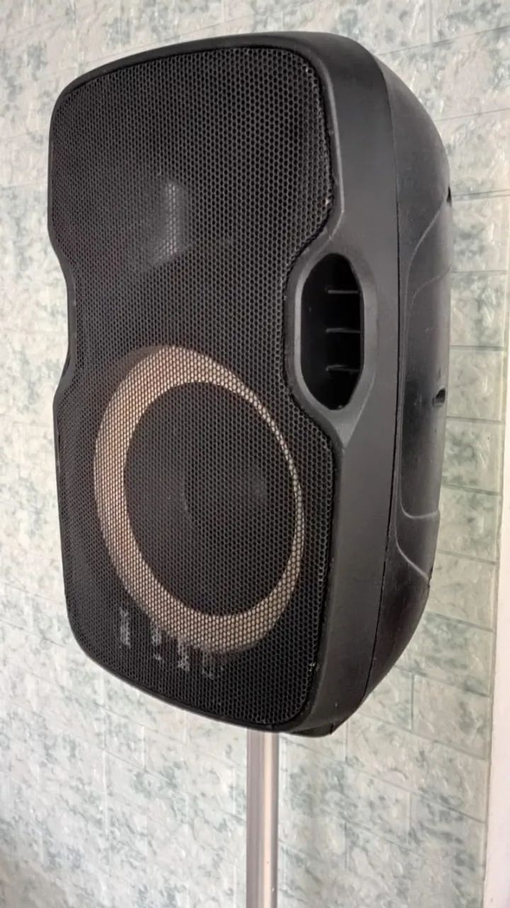 Caixa de som Bluetooth - Aux - USB - Bateria - Foto 2