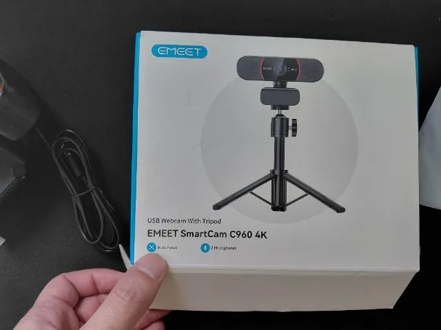 Webcam EMEET SmartCam C960 4K - Autofoco e 30fps - Foto 3