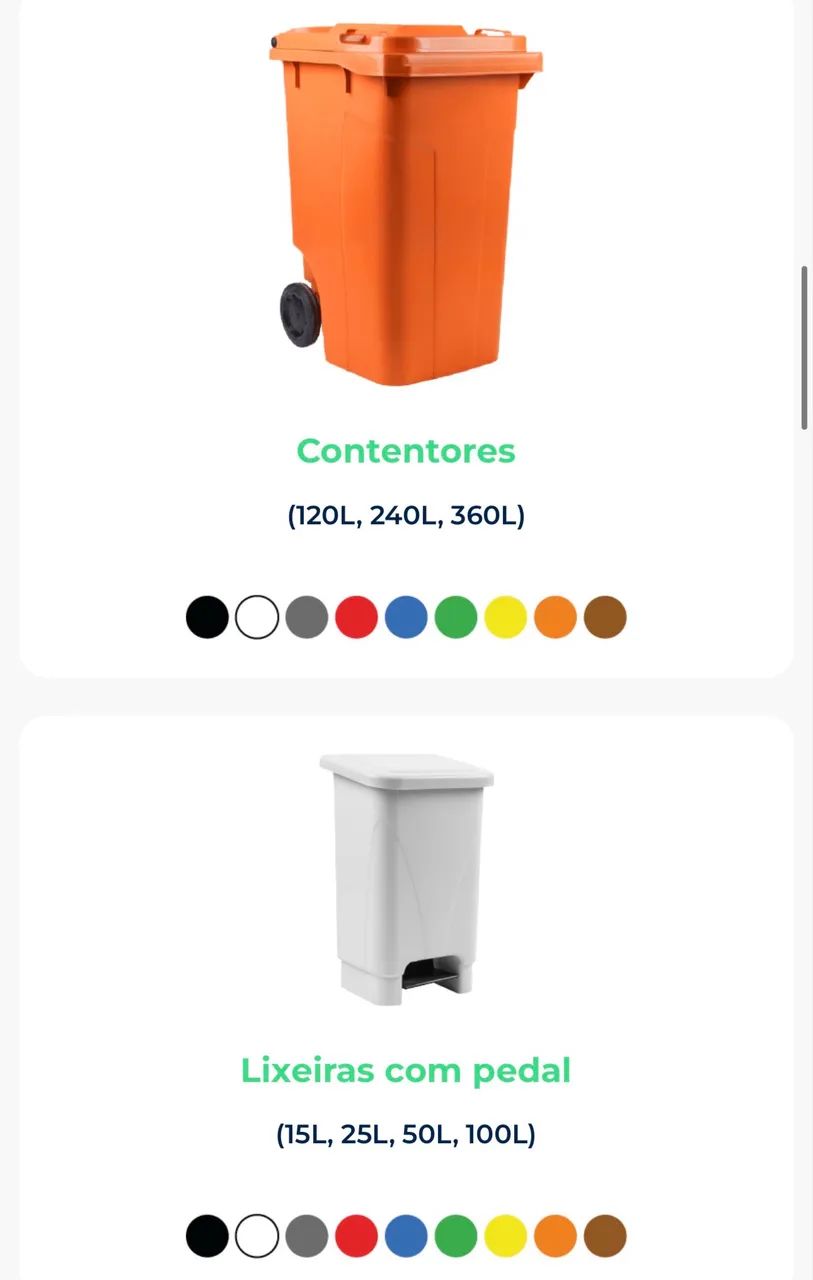 contentor de lixo 240 litros 