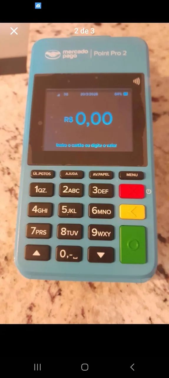 Maquininha de cartão mercado pago