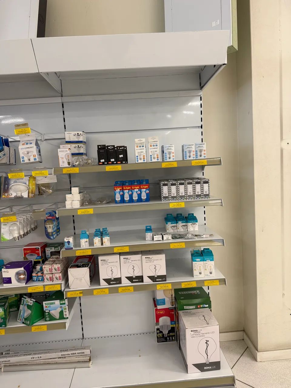 Gôndola de parede em aço reforçada para loja ou supermercado  - Foto 5