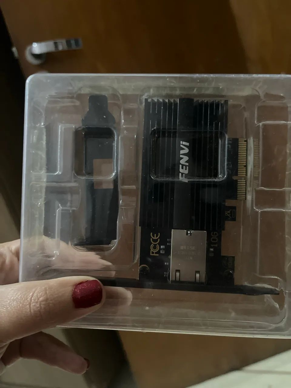 Placa de Rede PCIe 10 Gigabit RJ45 (10G Base-T) FENVI - Compatível com Windows e Linux - Foto 2