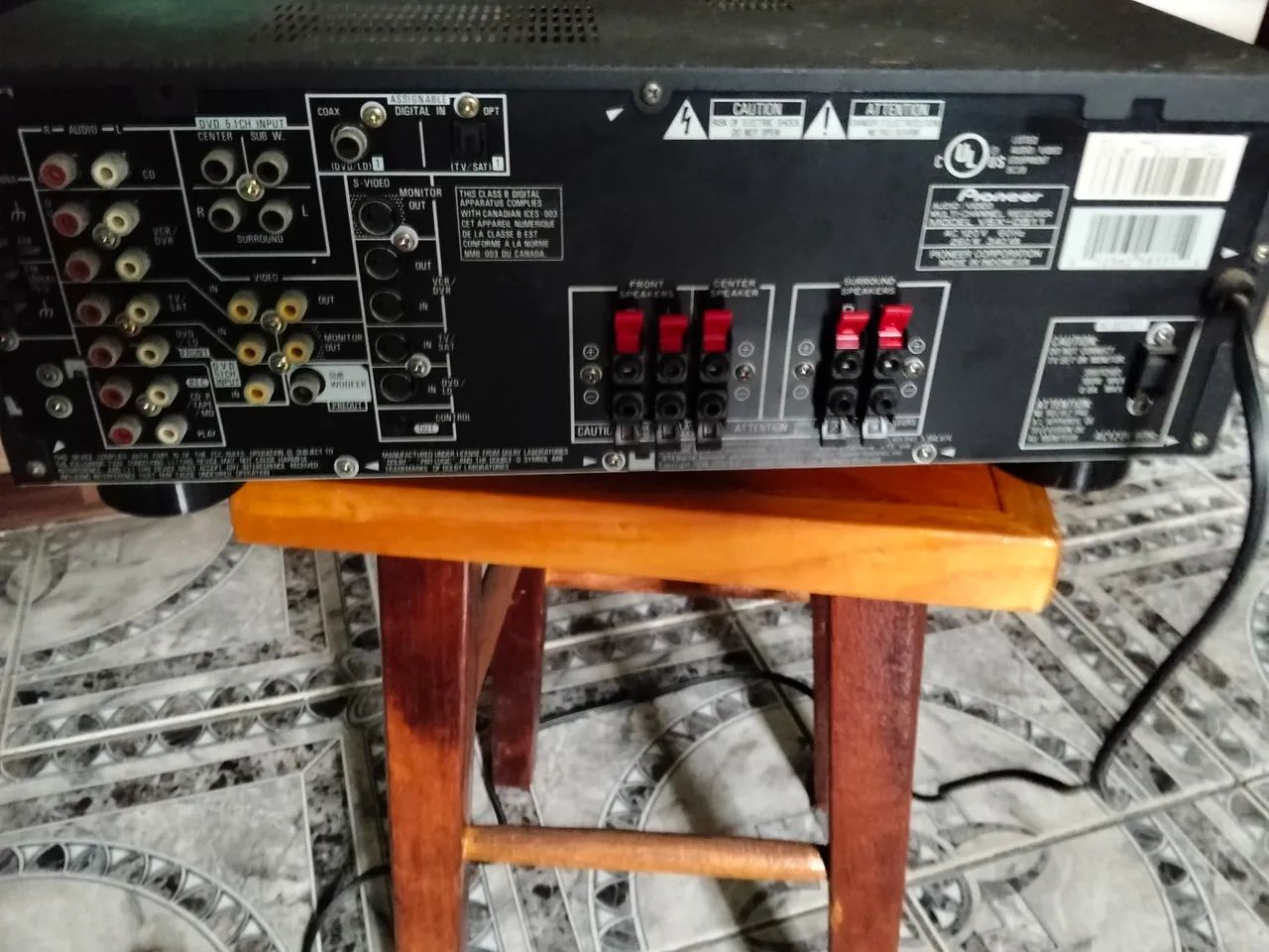 Receiver Pioneer VSX D511  - Foto 4