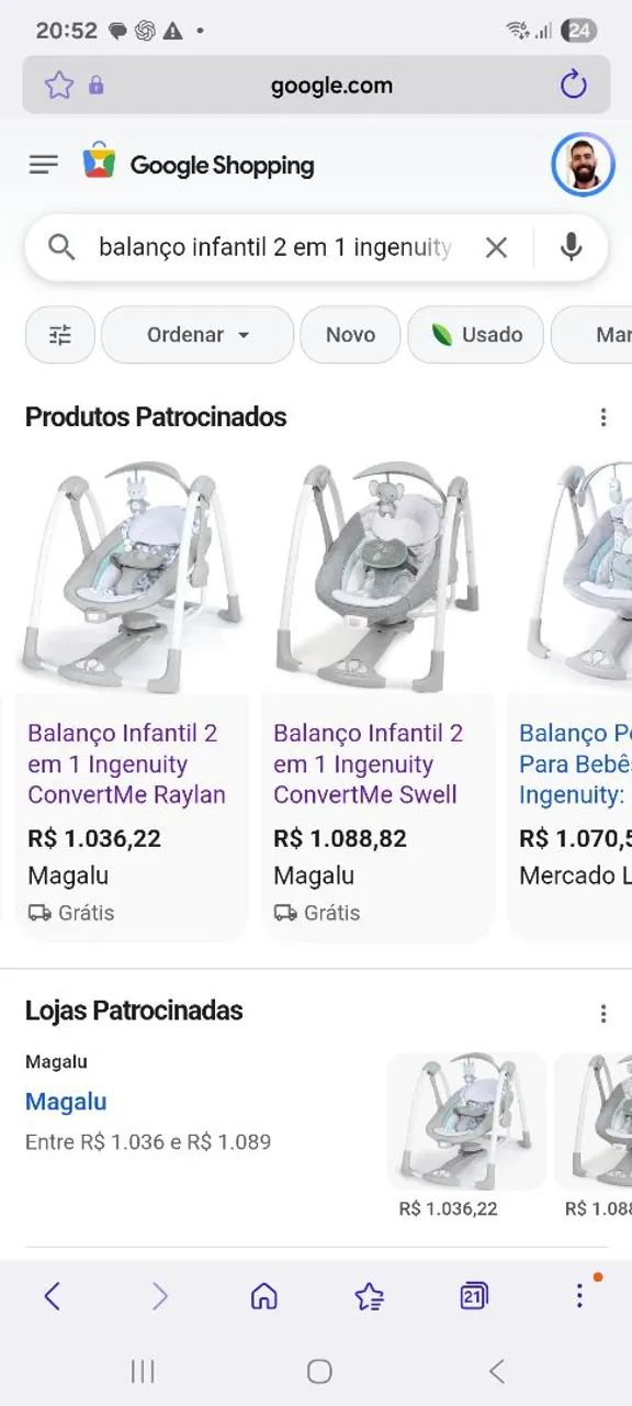 Cadeira Balanço Ingenuity  - Foto 2