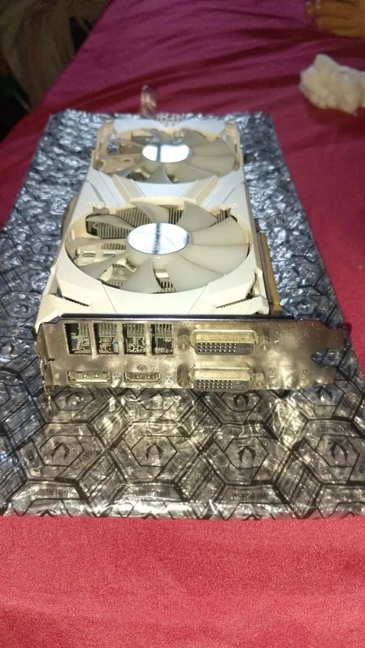 OBS NÃO FAÇO ENVIO GTX 1060 3GB GDDR5 <br>1080p <br>Clock boost de 1708 MHz<br>TDP de 120W - Foto 2