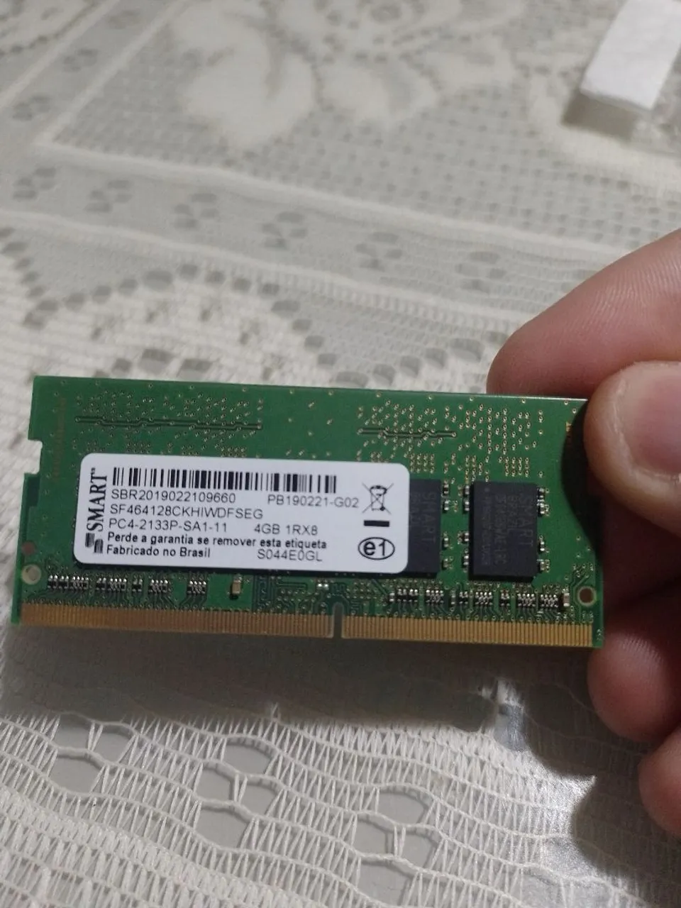 Memória RAM SK Hynix 4GB DDR4 2666MHz para Notebook - Testada