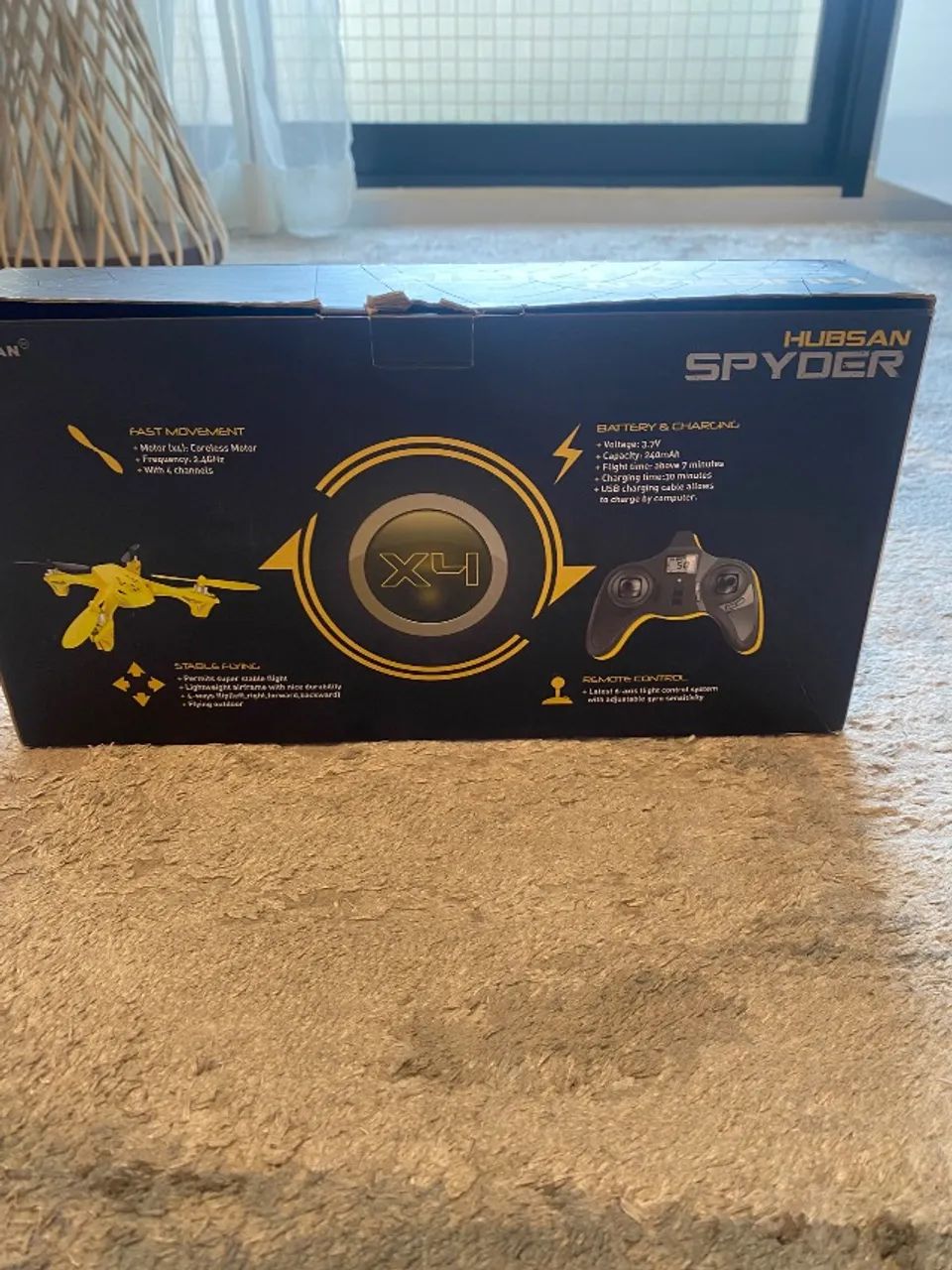 Drone aéreo de controle remoto: HUDSAN SPYDER X4 MINI RTF RC QUADCOPTER - Foto 5