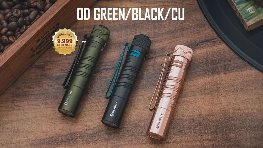 anterna LED recarregável Olight Limited Edition i5R EOS EDC, verde oliva, 350 lúmens - Foto 6