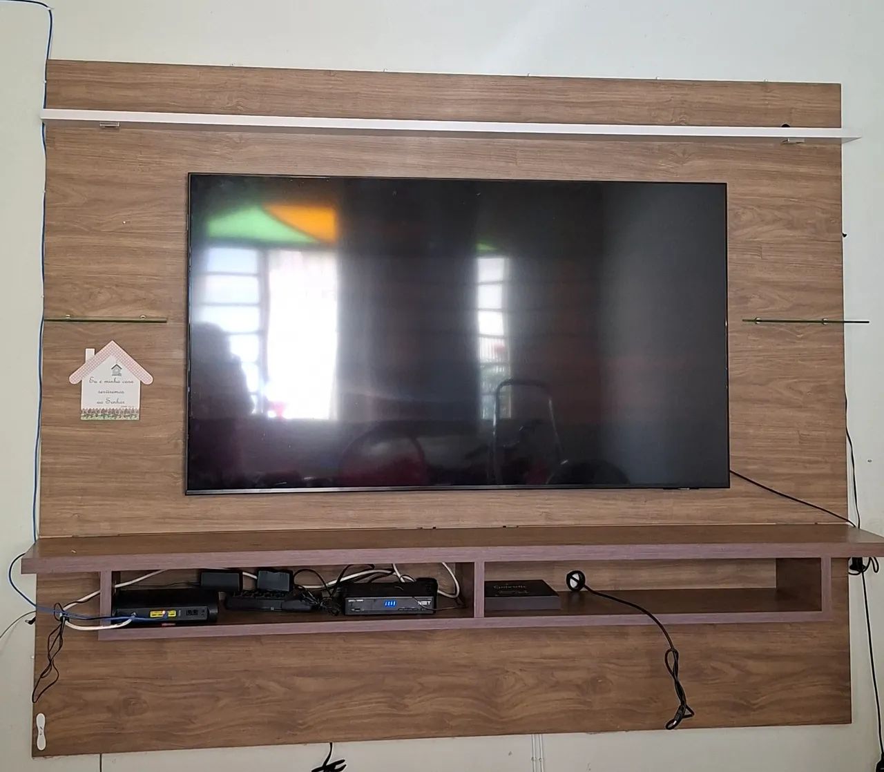 Painel com Rack p tv
