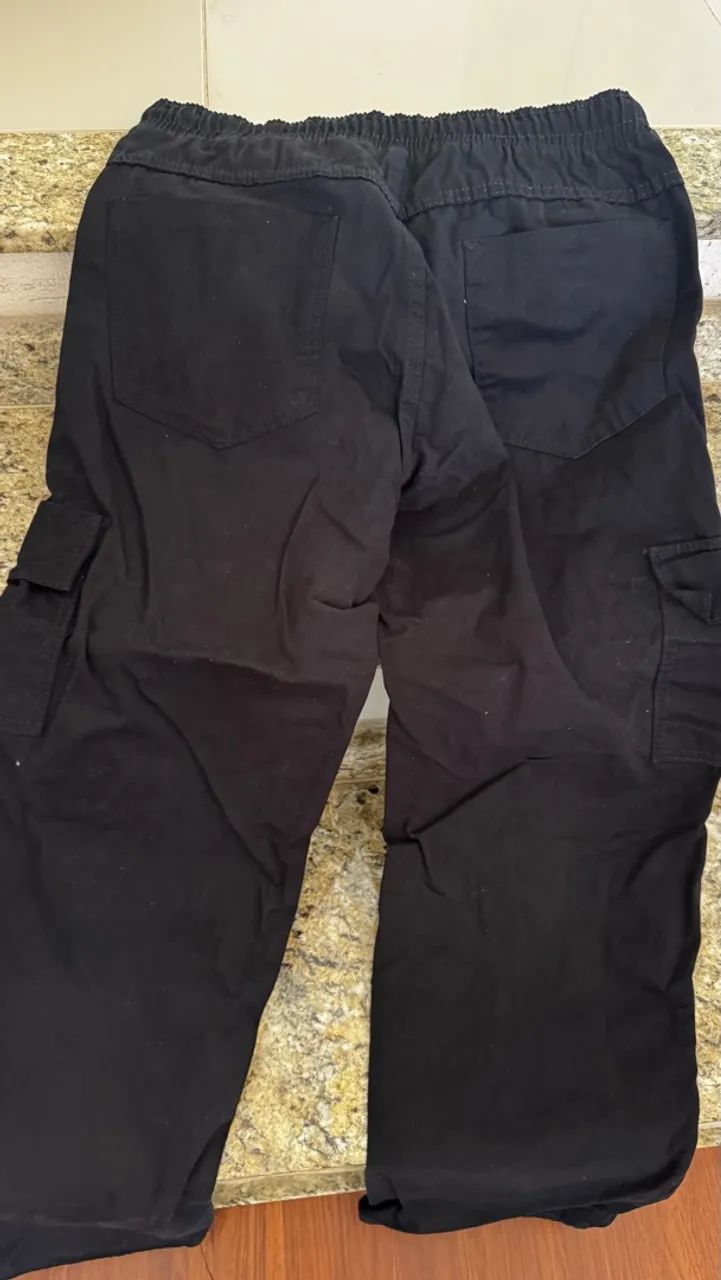 Calça Cargo Jogger Preta  - Foto 2