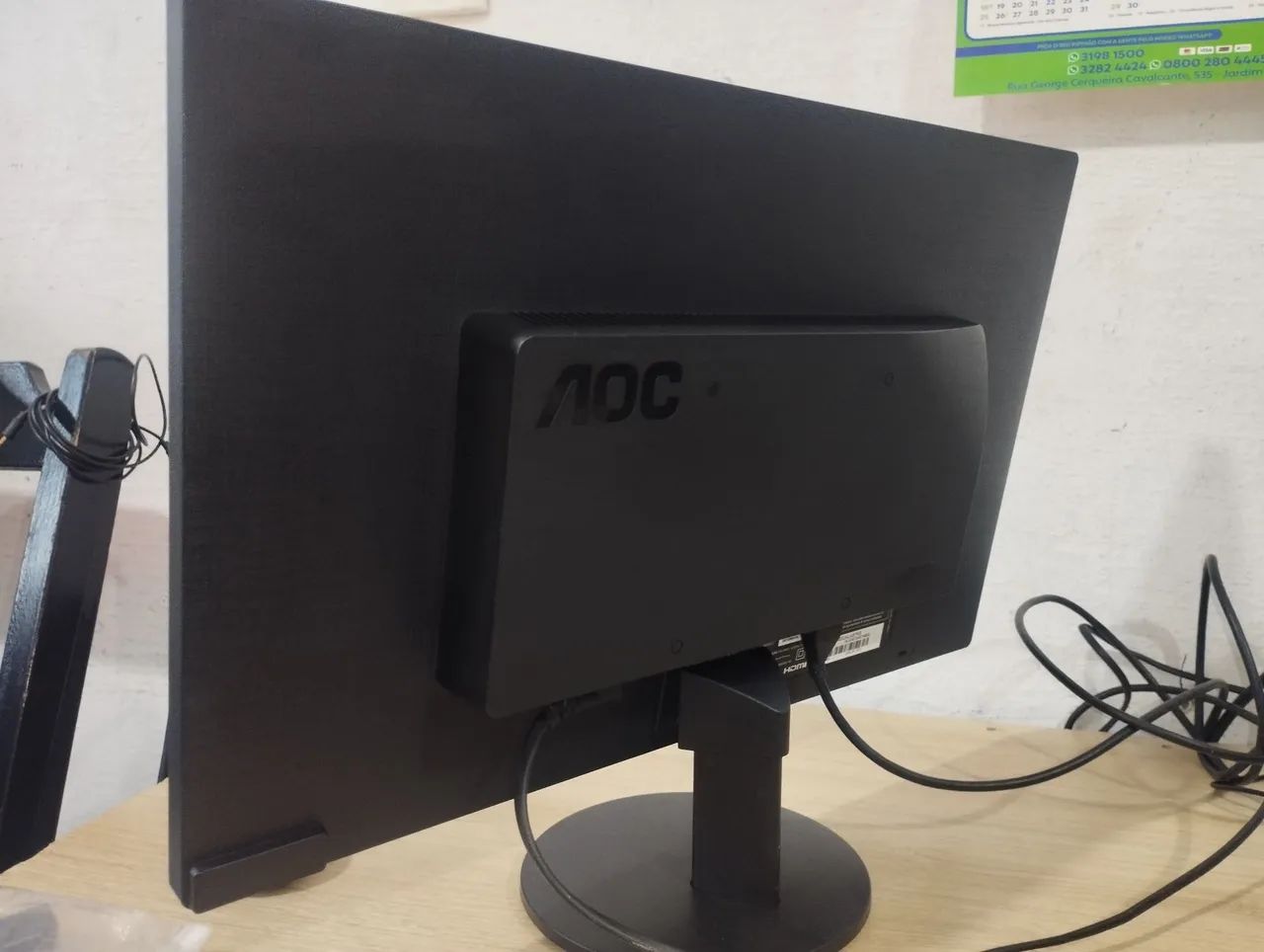 Monitor AOC 19 polegadas HDMI e VGA <br>Resolução 1920x1080 - Foto 4