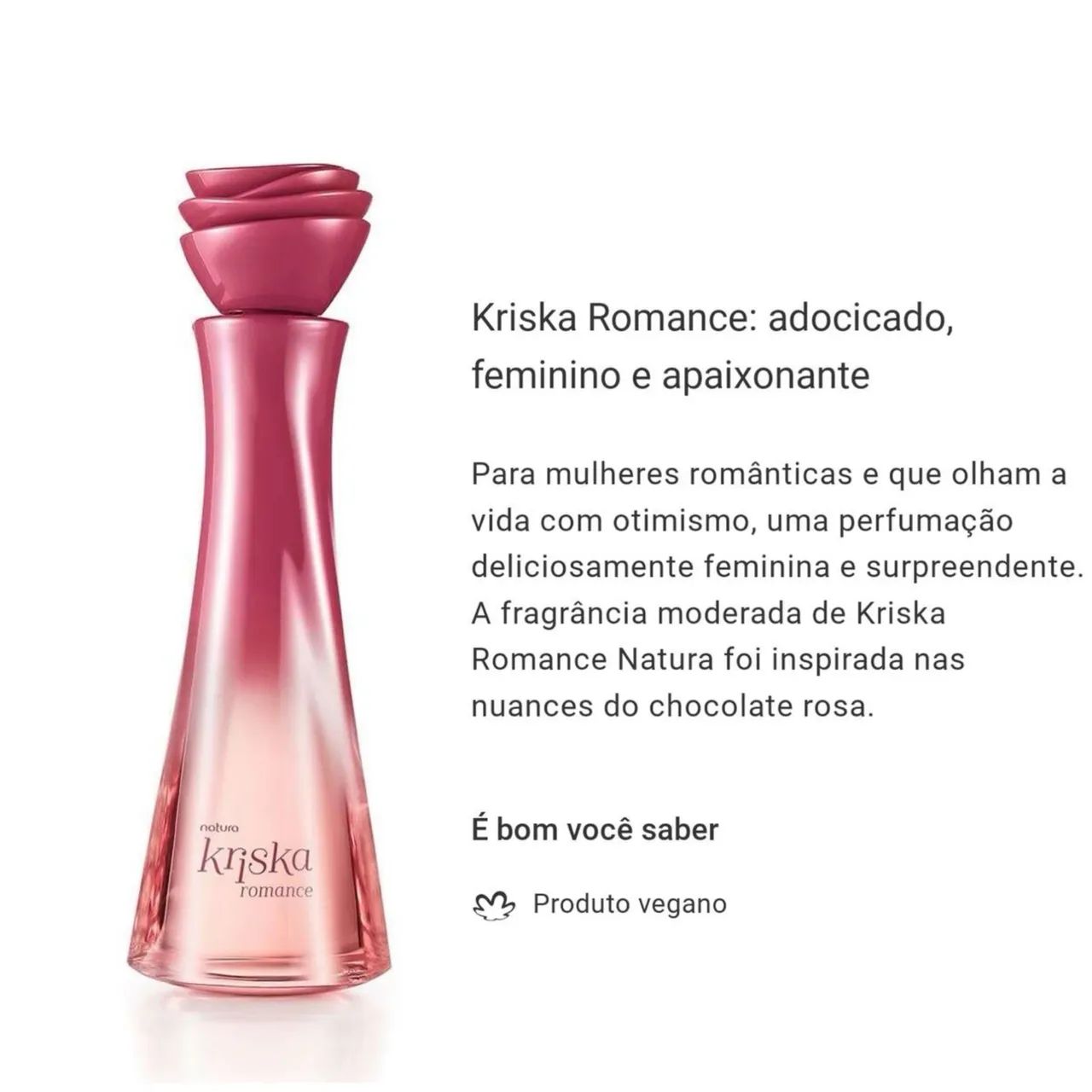 Perfume Kriska Romance 100ml | NATURA - Foto 4