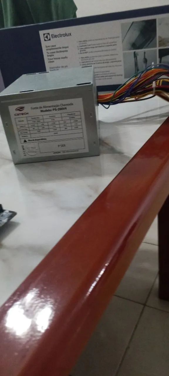 Kit: placa mãe, processador, cooler, dois pentes de memoria e fonte - Foto 2