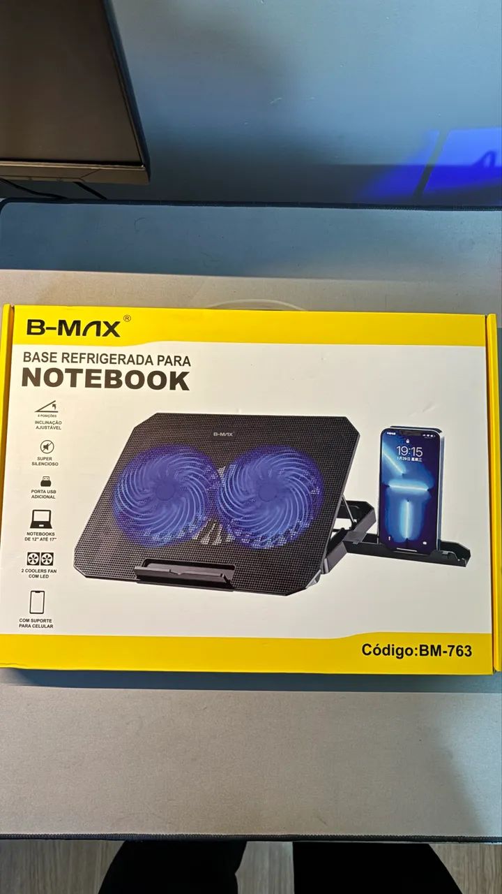 Base para esfriar notebook RGB - Foto 4
