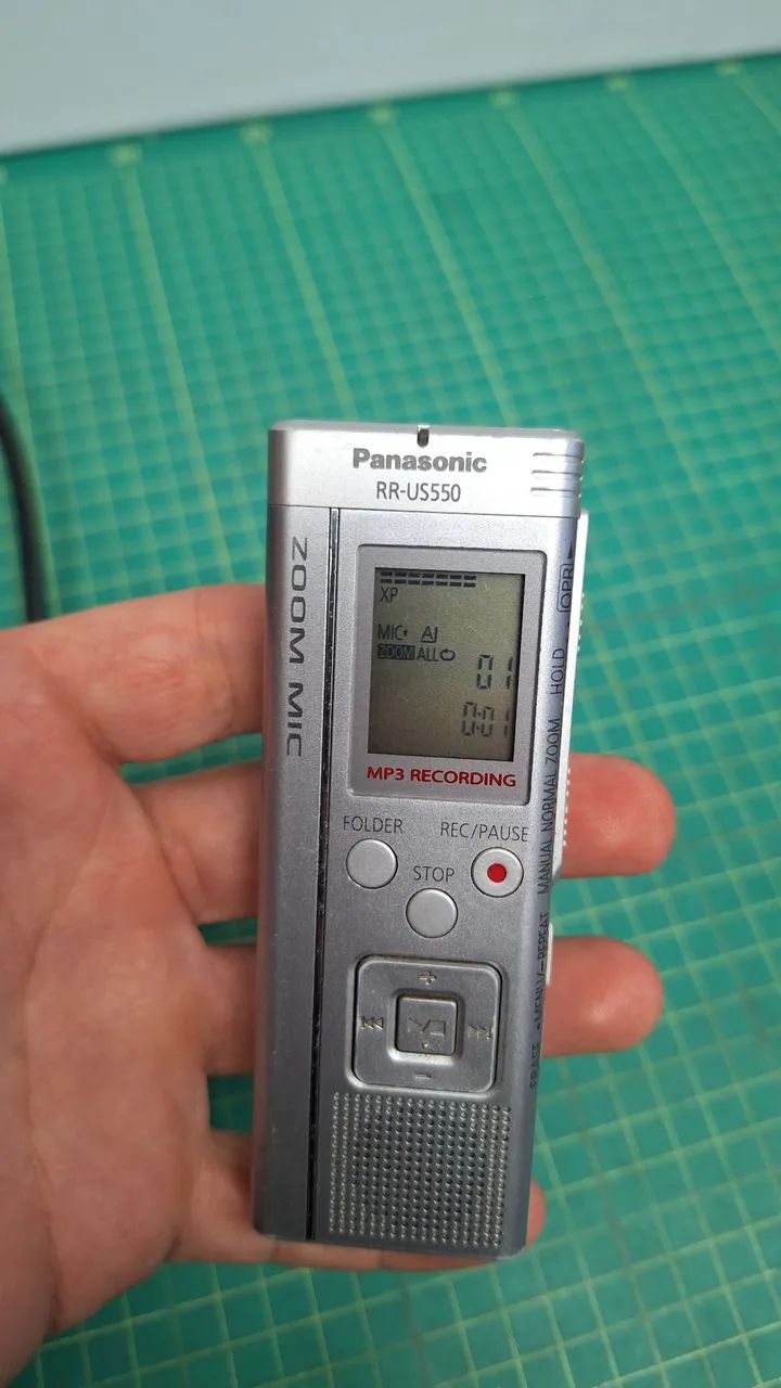 Gravador de mão Panasonic RR-us550 funcionando perfeitamente  - Foto 2