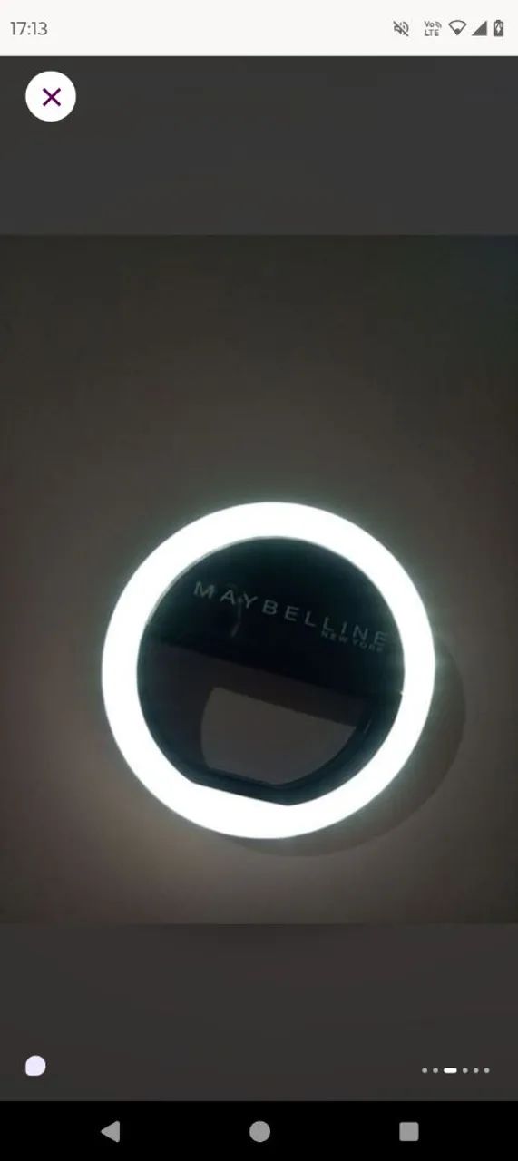 Mini ring light de celular Maybelline  - Foto 3