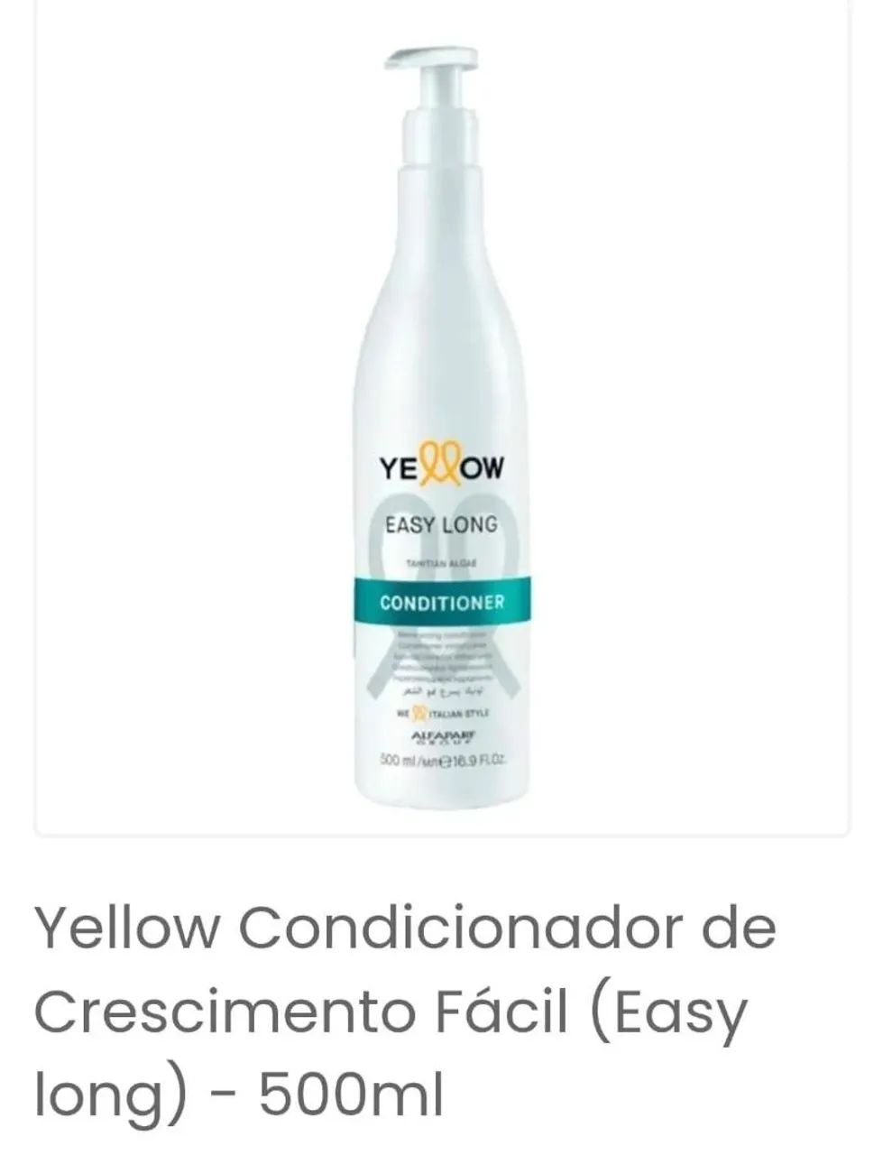 YELLOW SHAMPOO E CONDICION. DE CRESCIMENTO 