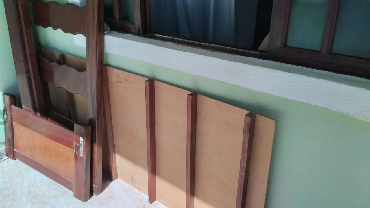 Cama de Solteiro  Madeira Maciça  sem colchao - Foto 3