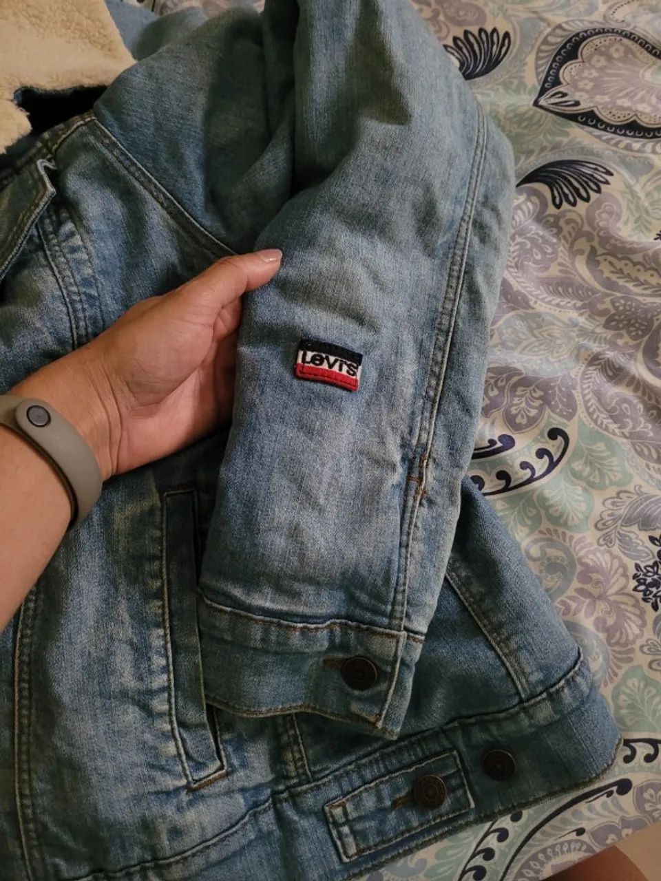 Jaqueta Levis com lã - Foto 2