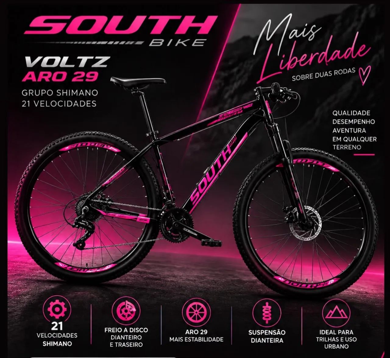 BICICLETA ARO 29 NOVA NA CAIXA 