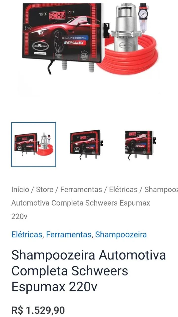 Vendo essa shampuzeira  