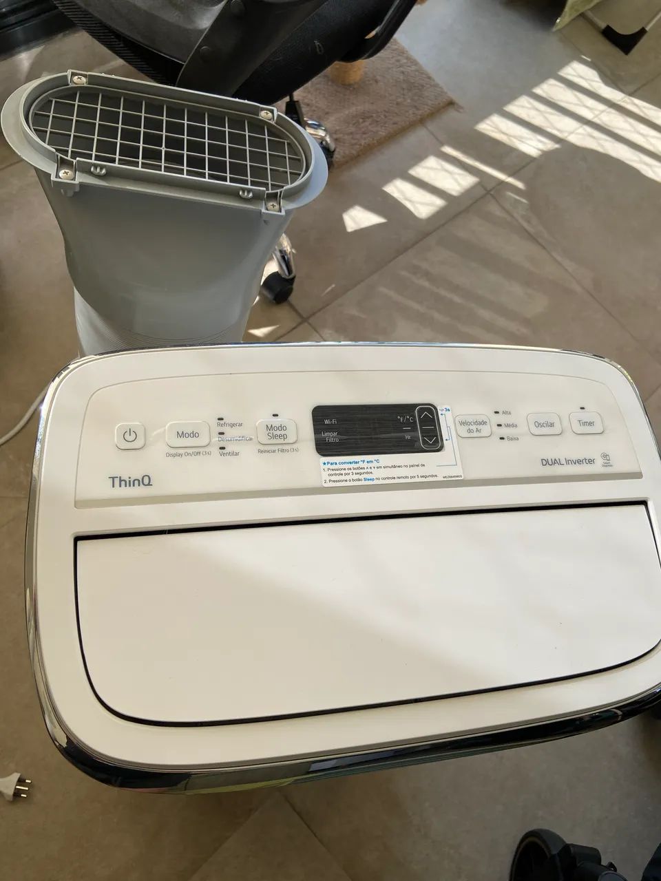 Ar portátil inverter LG 14000 btus 