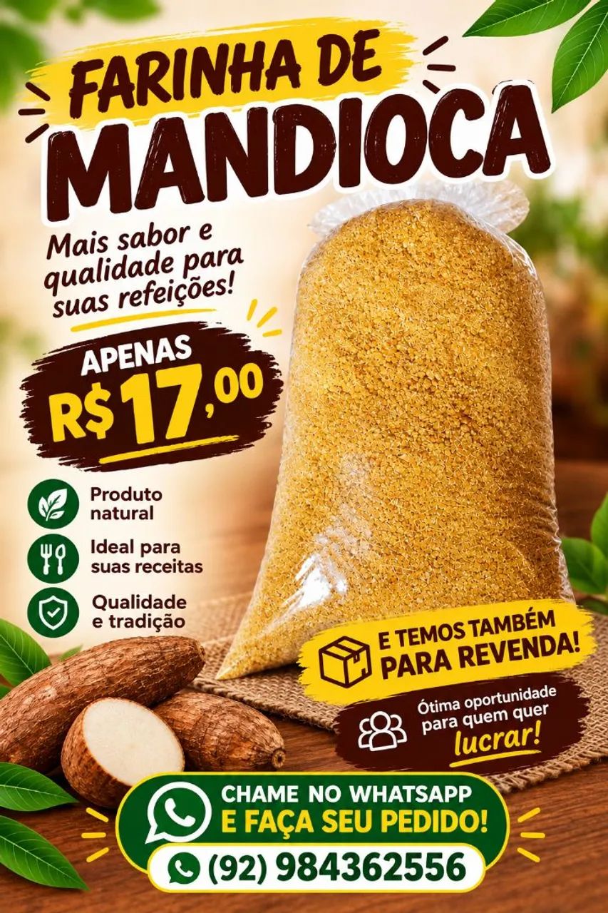 Farinha de mandioca 