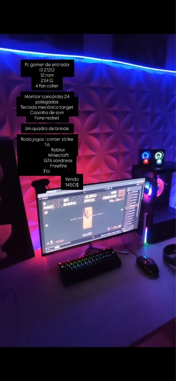 Pc Gamer Completo - Foto 2