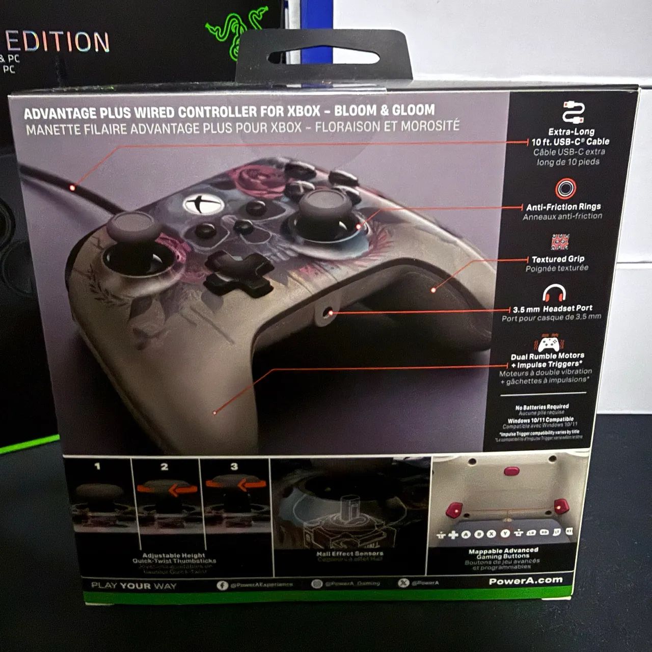 Controle Xbox Hall Effect - PowerA Advantage Plus - Foto 3