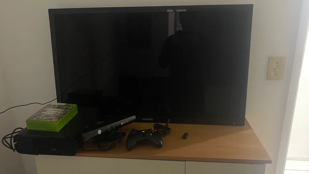 Xbox 360 Fat Slim Elite +Televisão 42 polegadas Samsung! - Foto 4