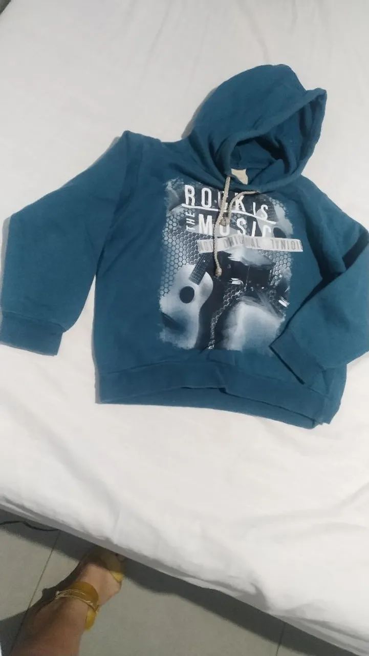 Conjunto moletom infantil . - Foto 3