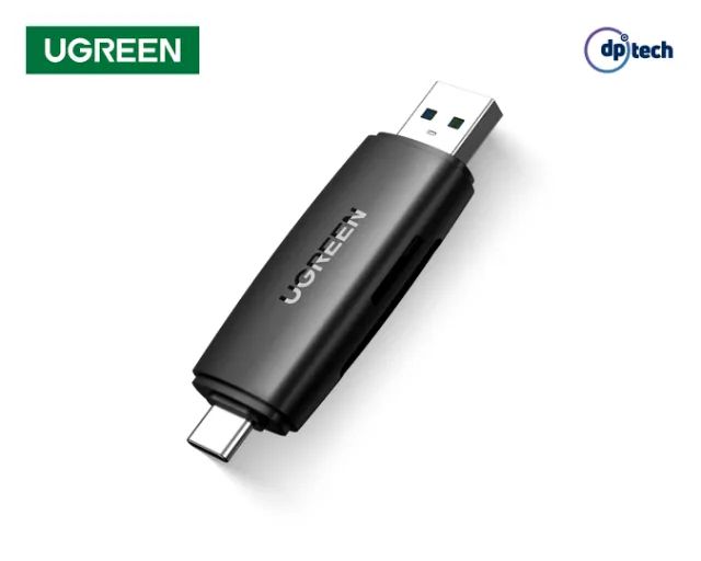 Leitor de Cartão 2 em 1 Ugreen Type-C + USB-A3.0 -Entrega Grátis- - Foto 2