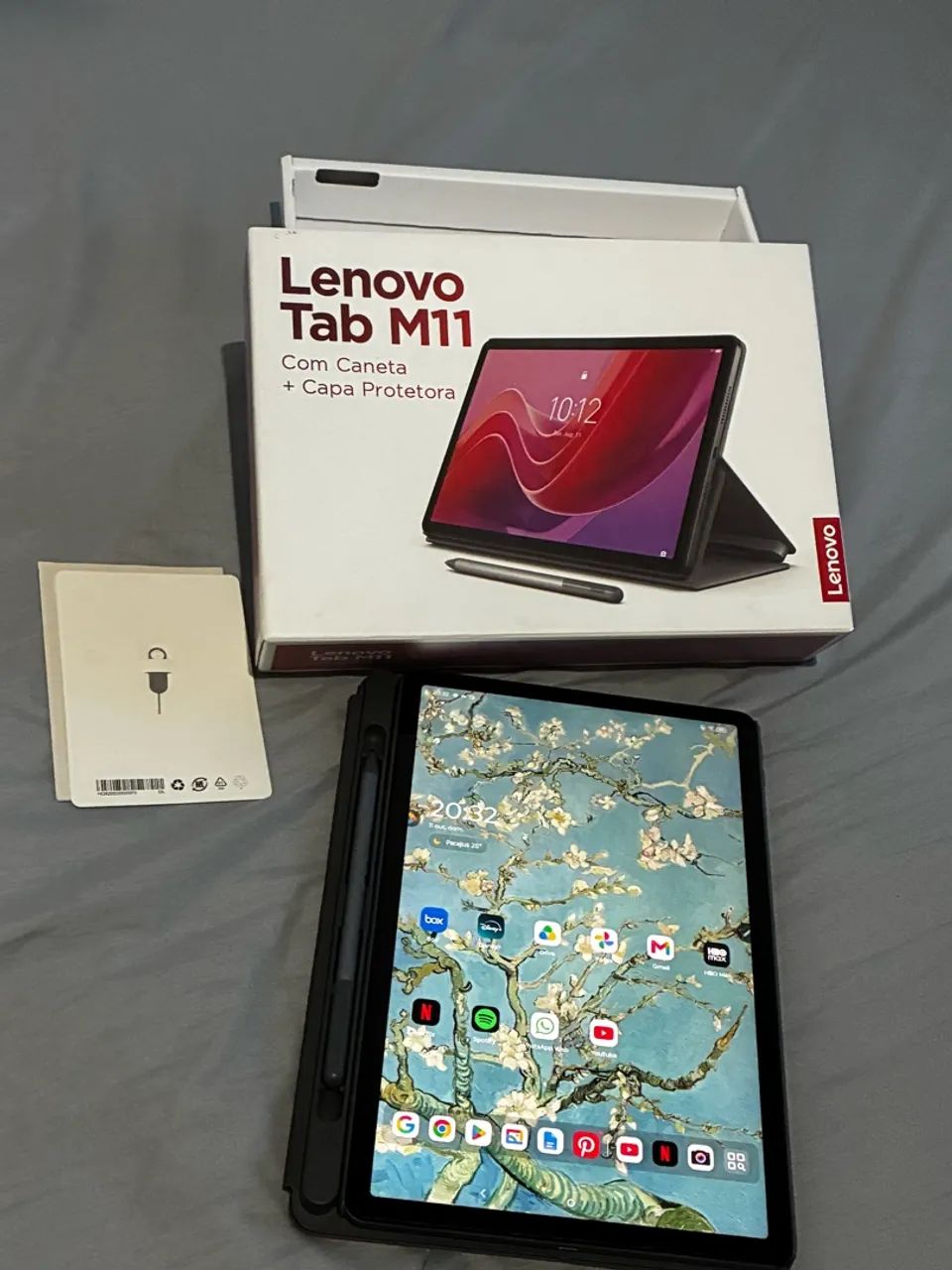 Tablet Lenovo Tab M11 com Caneta, Capa e Caixa - Foto 2