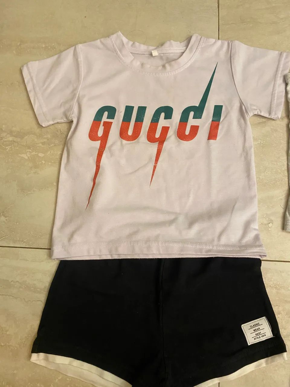 Roupa Intafil 03 a 04 anos inspiração Gucci - Foto 4
